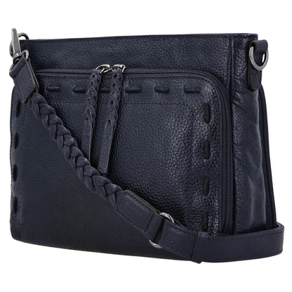 Zoe Buffalo Leather Crossbody Purse