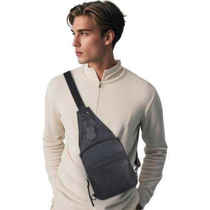 Dakota Leather Concealed Carry Sling Bag - Hiding Hilda, LLC