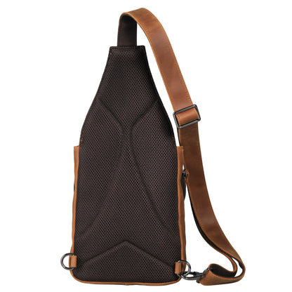 Dakota Leather Concealed Carry Sling Bag - Hiding Hilda, LLC