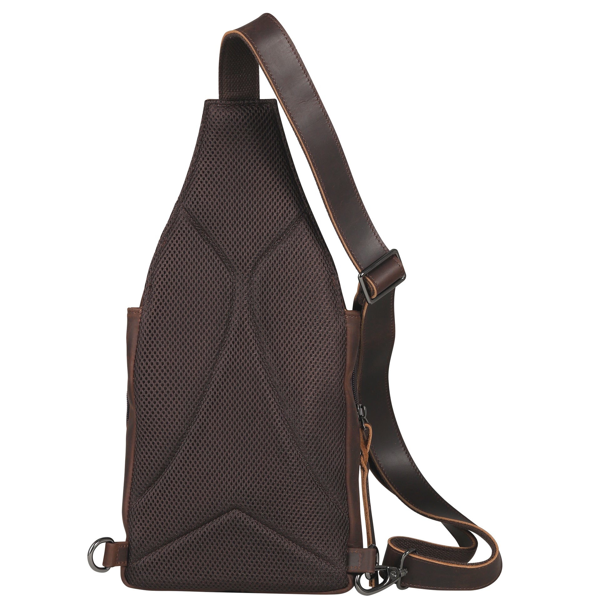 Dakota Leather Concealed Carry Sling Bag - Hiding Hilda, LLC