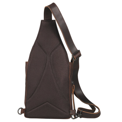 Dakota Leather Concealed Carry Sling Bag - Hiding Hilda, LLC