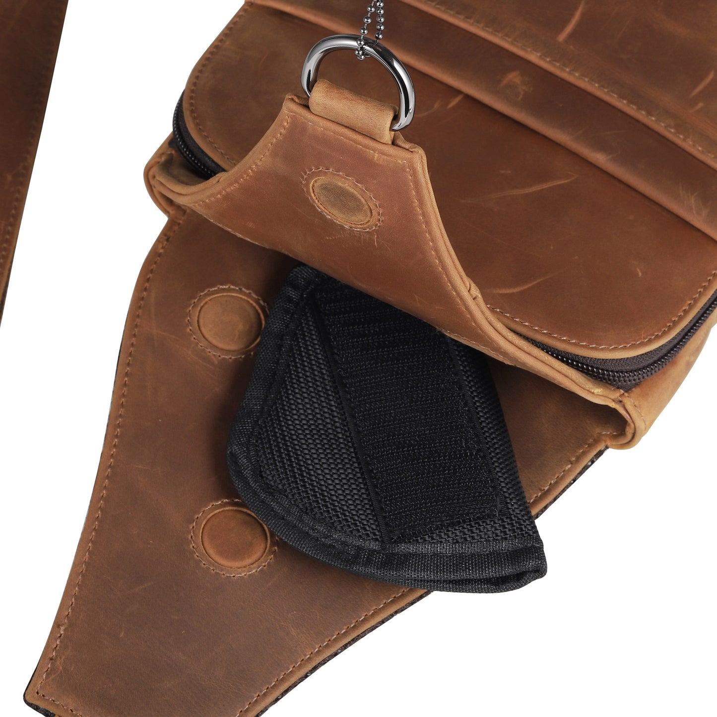 Dakota Leather Concealed Carry Sling Bag - Hiding Hilda, LLC