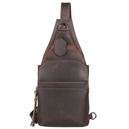 Dakota Leather Concealed Carry Sling Bag - Hiding Hilda, LLC