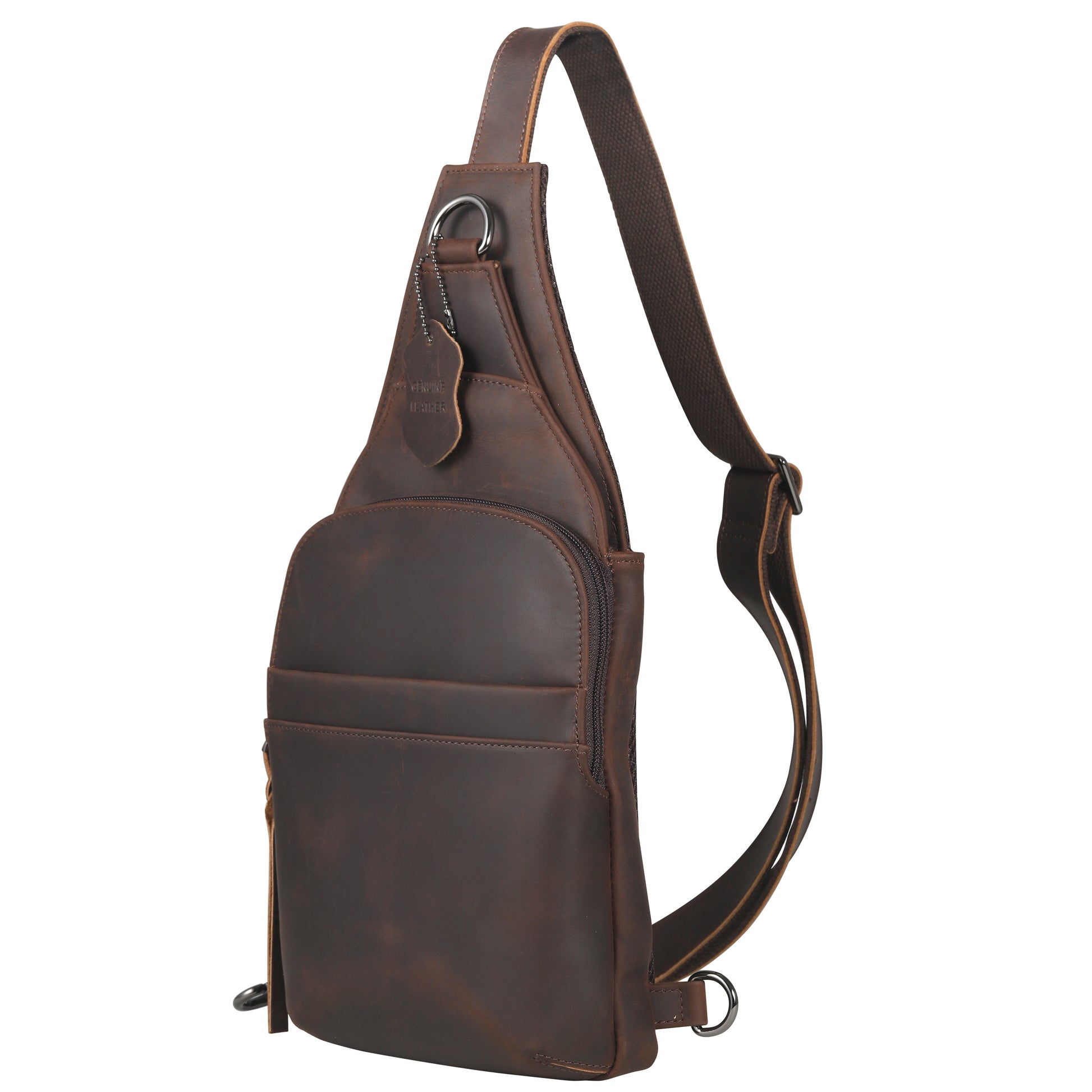 Dakota Leather Concealed Carry Sling Bag - Hiding Hilda, LLC