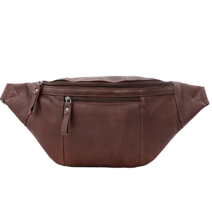 Charlie Leather Sling Bag with Magnetic Entry