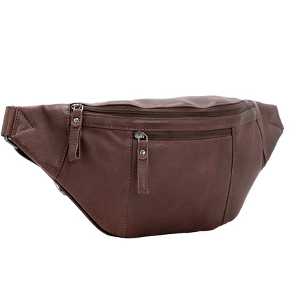 Charlie Leather Sling Bag with Magnetic Entry