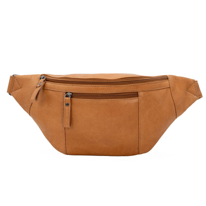Charlie Leather Sling Bag with Magnetic Entry
