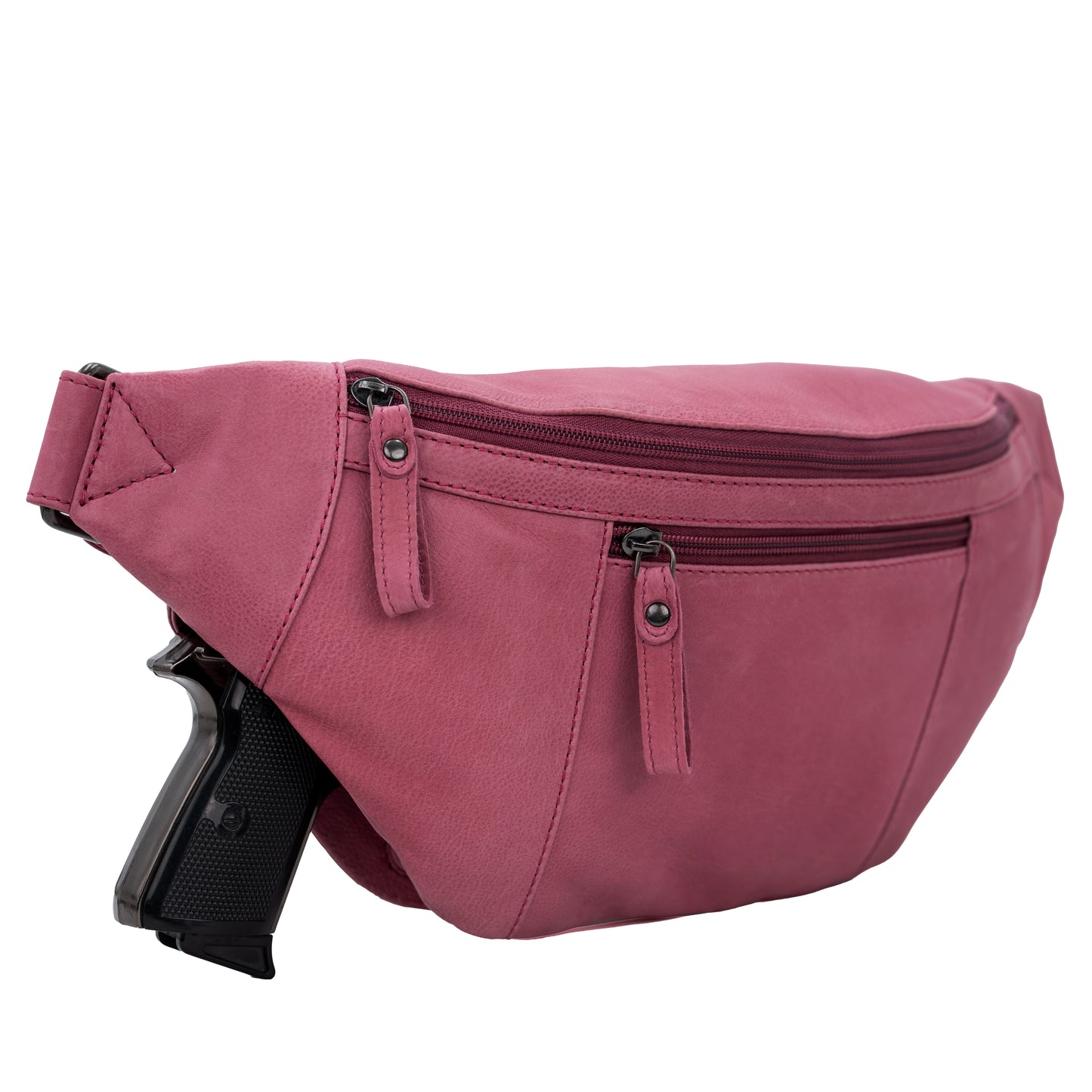 Charlie Leather Sling Bag with Magnetic Entry