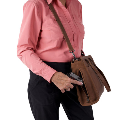 Willow Leather Computer Satchel