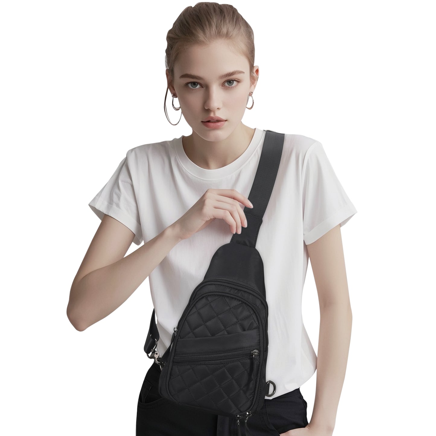 Sarah Nylon Concealed Carry Sling Bag - Hiding Hilda, LLC