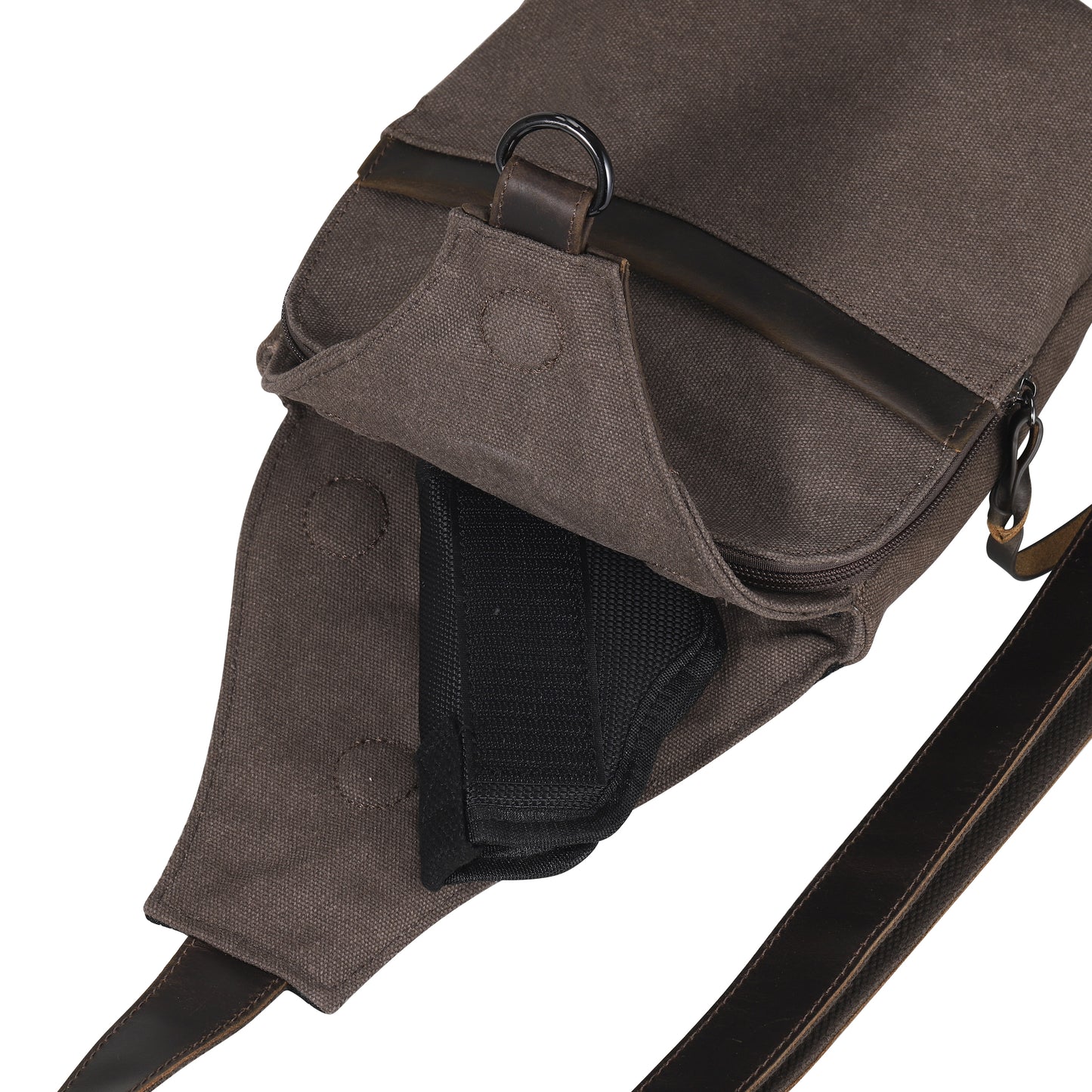 Dakota Large Canvas Concealed Carry Sling Bag
