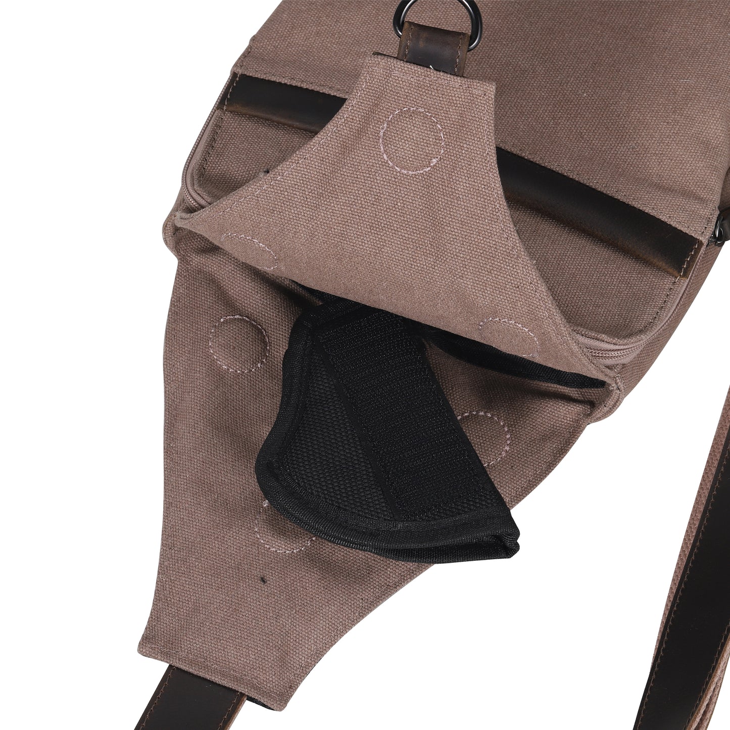 Dakota Large Canvas Concealed Carry Sling Bag