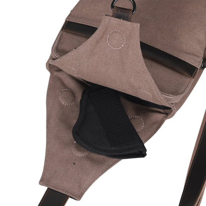 Dakota Large Canvas Concealed Carry Sling Bag