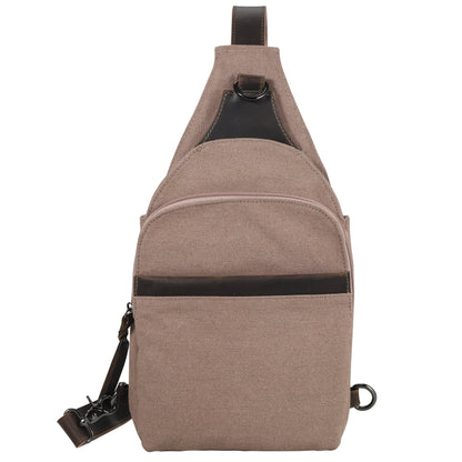 Dakota Large Canvas Concealed Carry Sling Bag