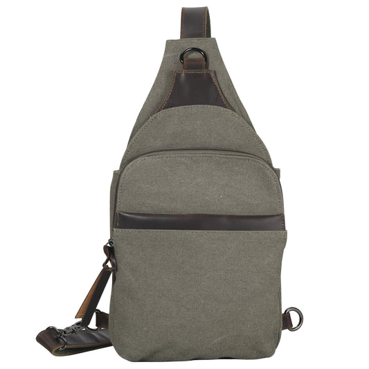 Dakota Large Canvas Concealed Carry Sling Bag