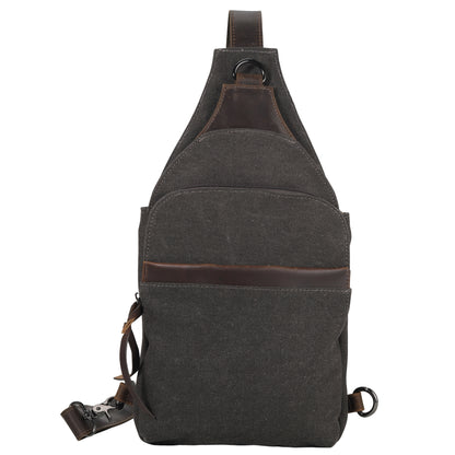Dakota Large Canvas Concealed Carry Sling Bag