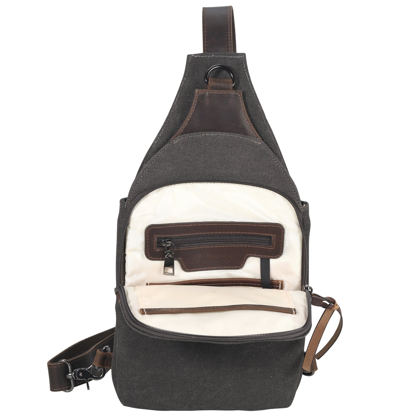 Dakota Large Canvas Concealed Carry Sling Bag