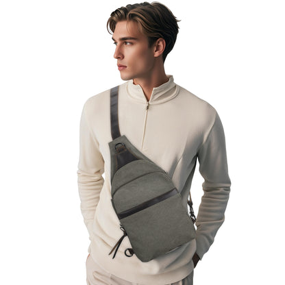 Dakota Large Canvas Concealed Carry Sling Bag