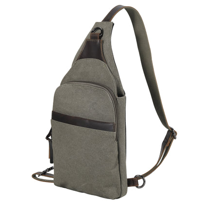 Dakota Large Canvas Concealed Carry Sling Bag