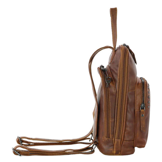 Abby Leather Concealed Carry Backpack - Hiding Hilda, LLC
