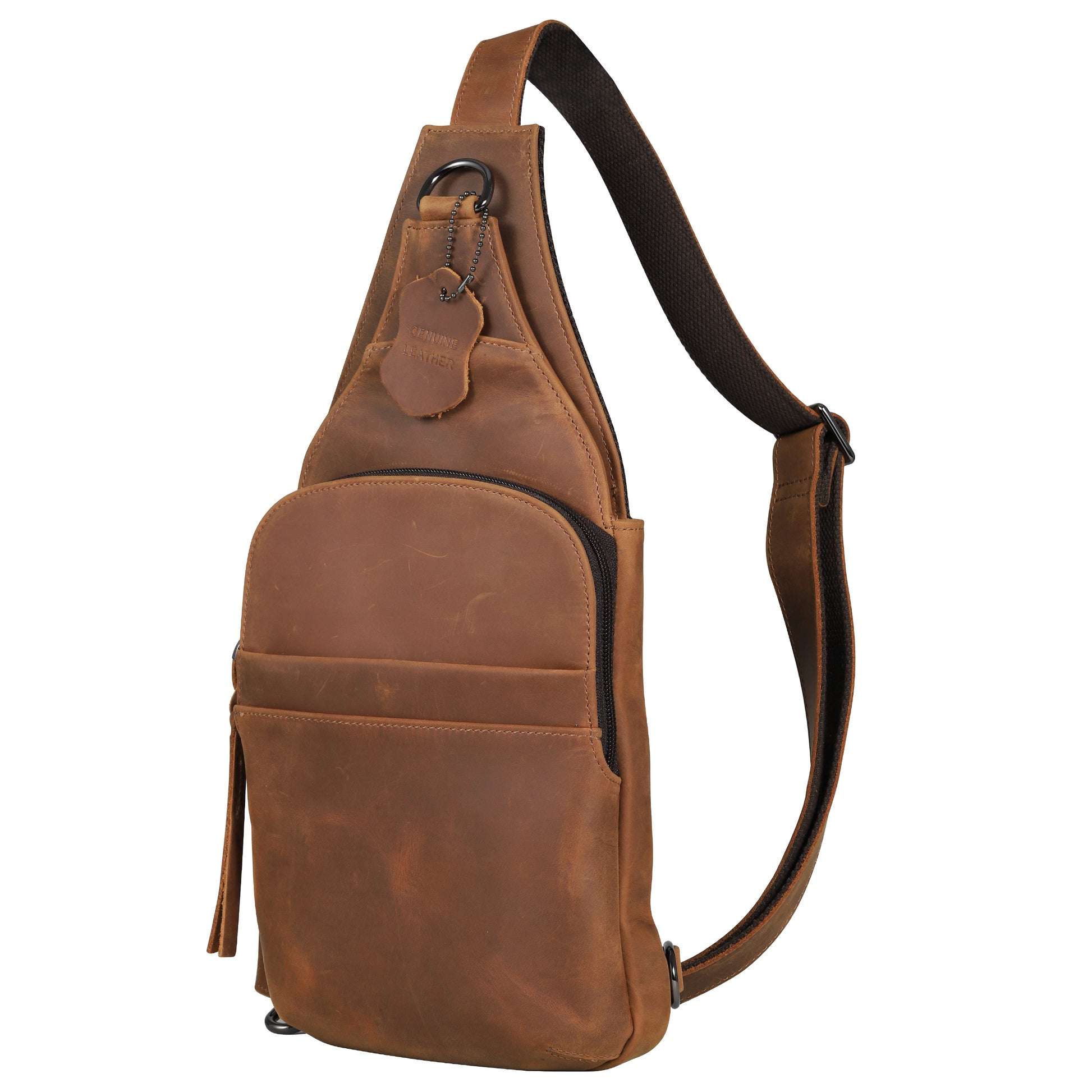 Dakota Leather Concealed Carry Sling Bag