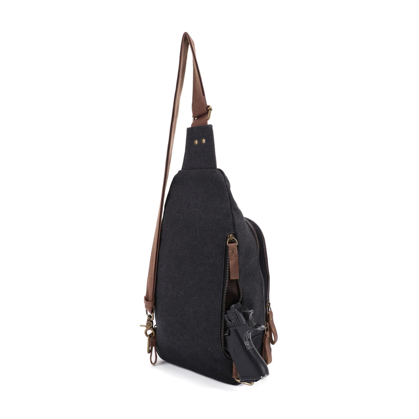 Glacier Canvas Concealed Carry Sling Backpack - Hiding Hilda, LLC