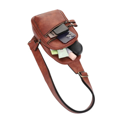 Jeannie Concealed Carry Lock and Key Sling Bag