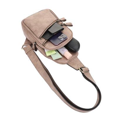 Jeannie Concealed Carry Lock and Key Sling Bag