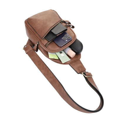 Jeannie Concealed Carry Lock and Key Sling Bag