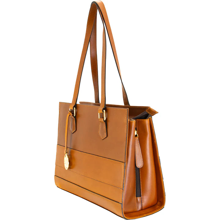 ハンドバッグ Leather handbag with draped details secured by mini varabows Smith & Wesson Structured Over the Shoulder Leather Handbag