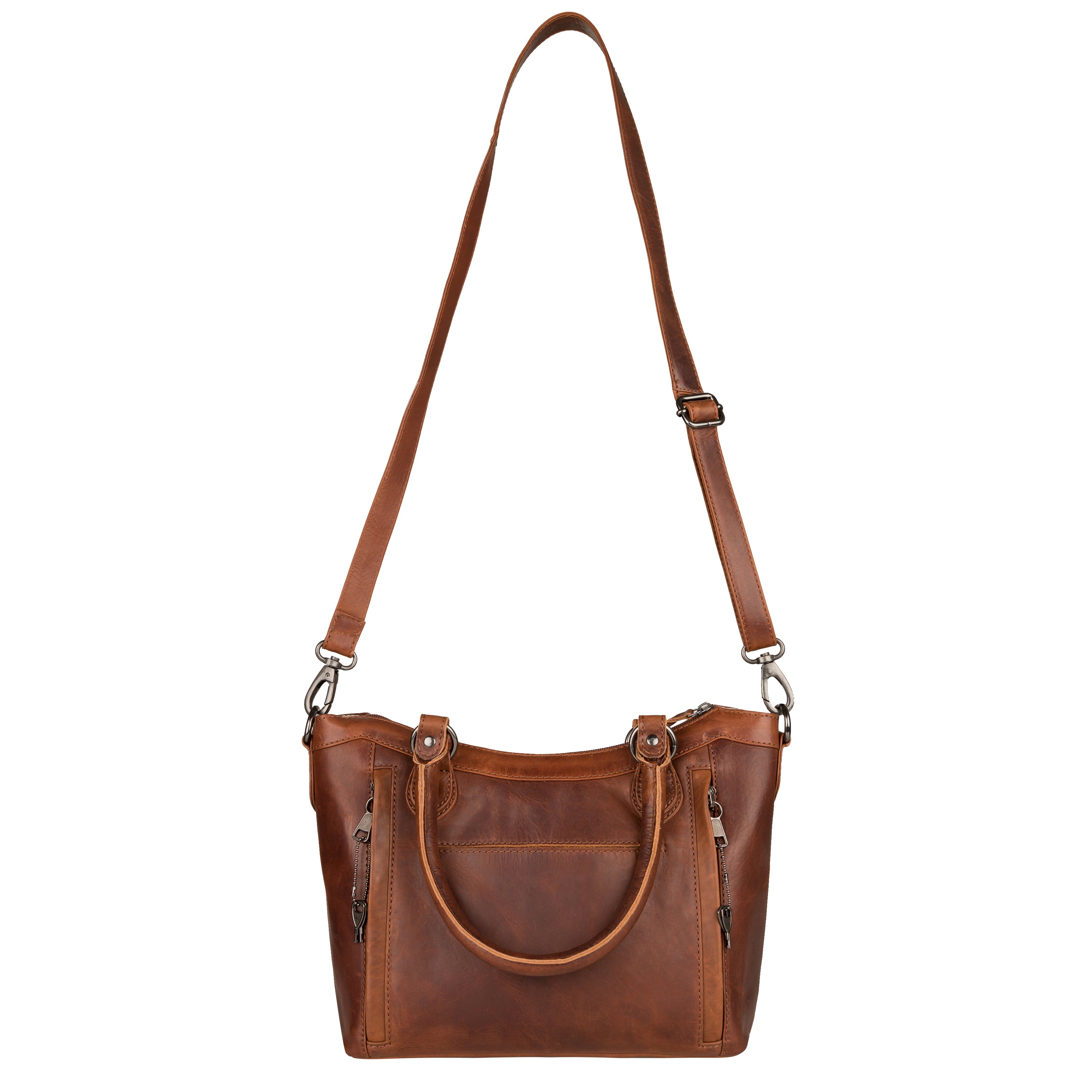 Sadie Leather Satchel – Hiding Hilda, LLC