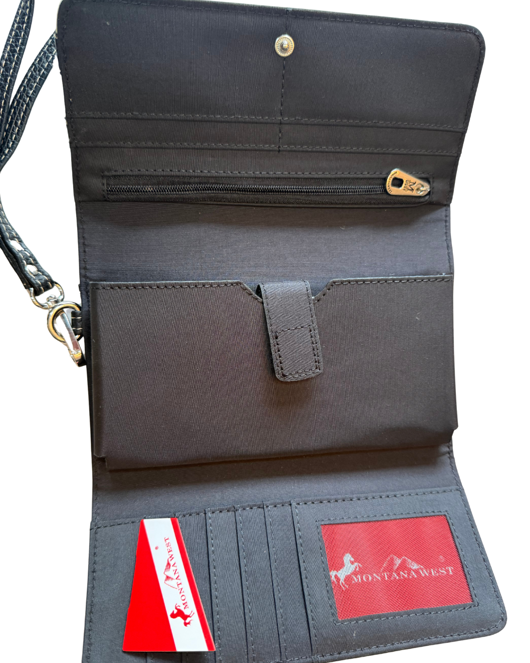 American Pride Trifold Wallet with Wristlet - Hiding Hilda, LLC