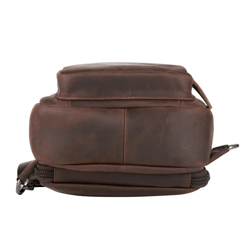 Xander Unisex Leather Sling Bag