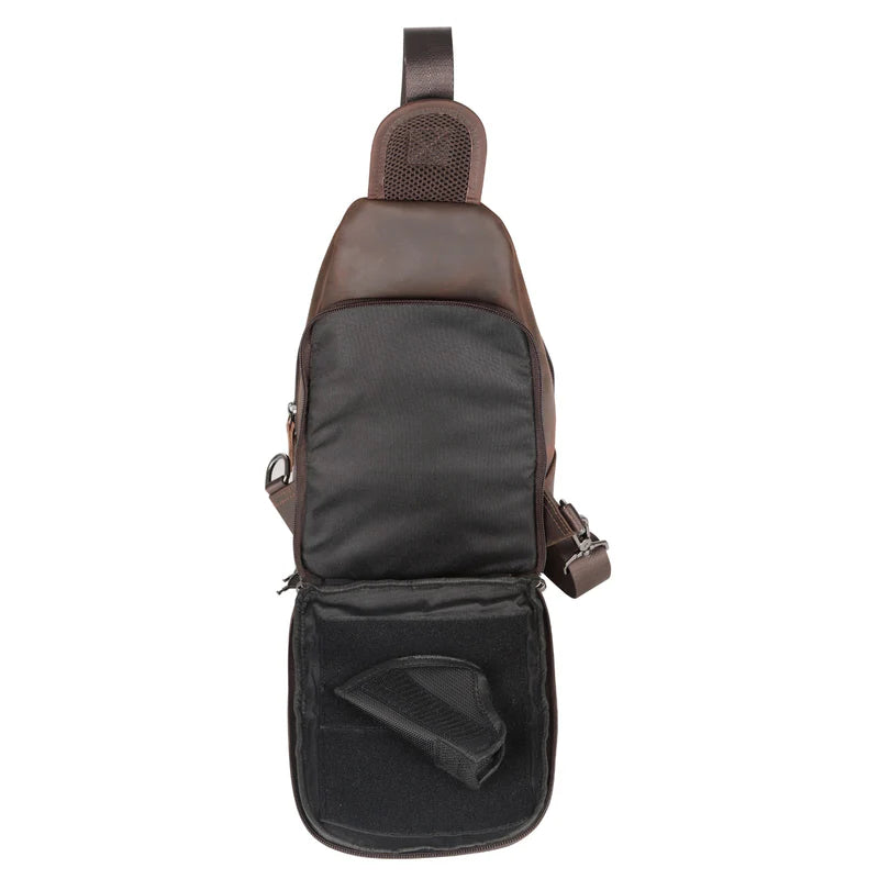 Xander Unisex Leather Sling Bag