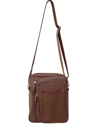 Basic Leather Concealed Carry Crossbody Purse