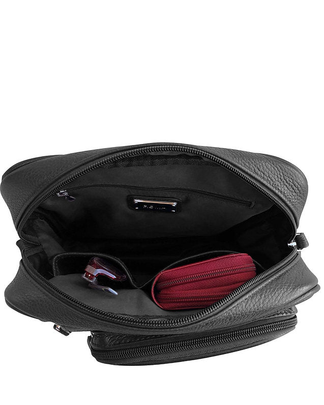 Basic Leather Crossbody - Hiding Hilda, LLC