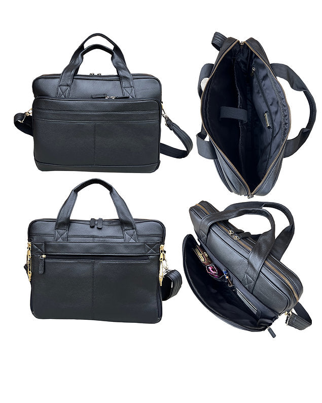 Roma Leather Concealed Carry Briefcase