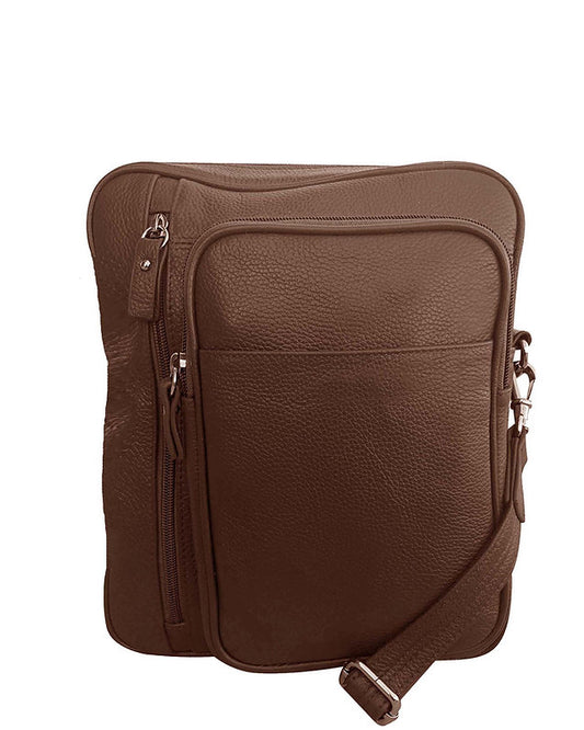 Basic Leather Concealed Carry Crossbody Purse