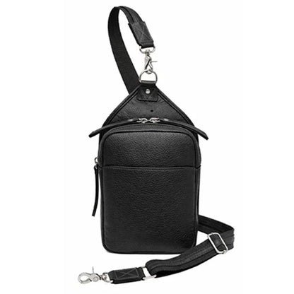 Compact Leather Concealed Carry Sling Crossbody by GTM
