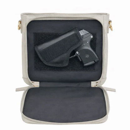 Mini Slim Concealed Carry Leather Crossbody Purse by GTM - Hiding Hilda, LLC