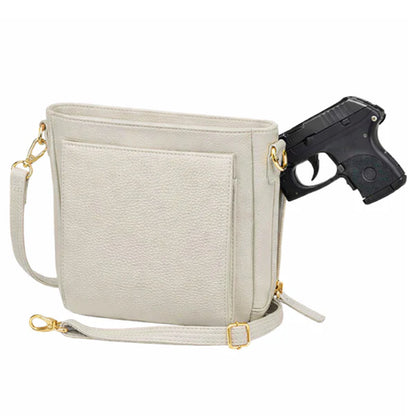 Mini Slim Concealed Carry Leather Crossbody Purse by GTM - Hiding Hilda, LLC