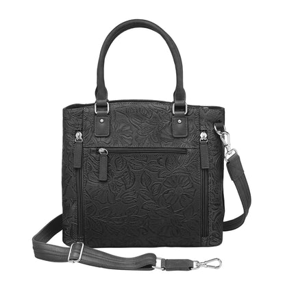 GTM Original Debossed Leather Town Tote