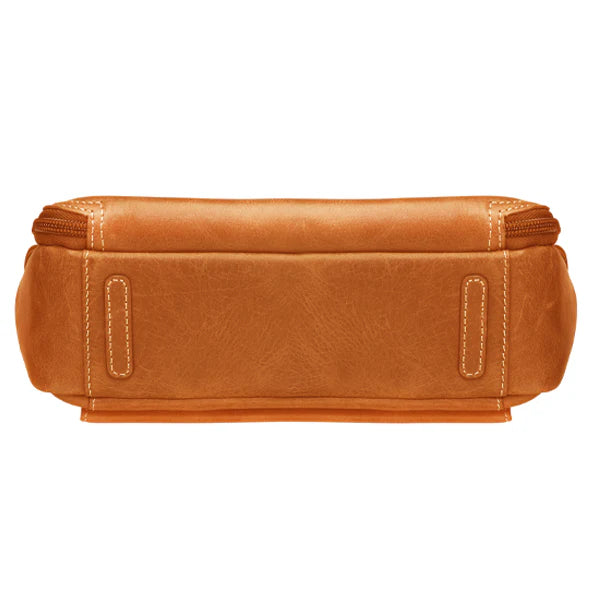 GTM Original RFID Distressed Leather Crossbody Purse with Built in Wallet - Hiding Hilda, LLC