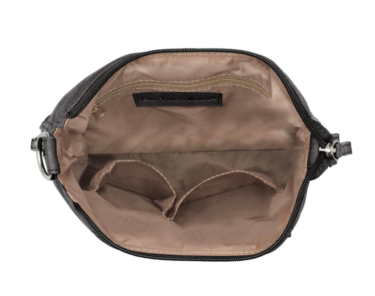 Perfect Leather Flat Sac Concealed Carry Crossbody Purse - Hiding Hilda, LLC