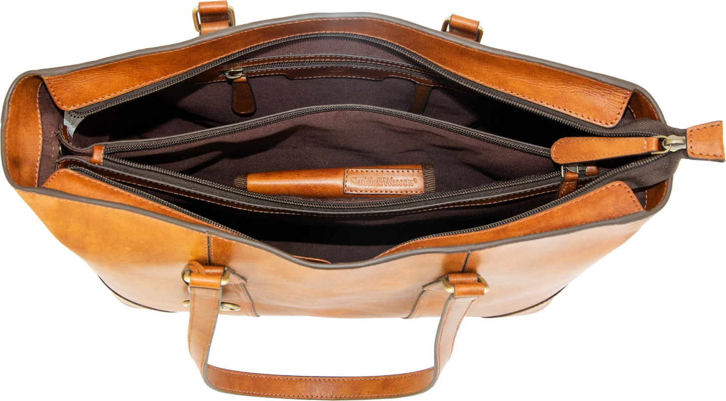 Smith & Wesson Leather Travel Tote