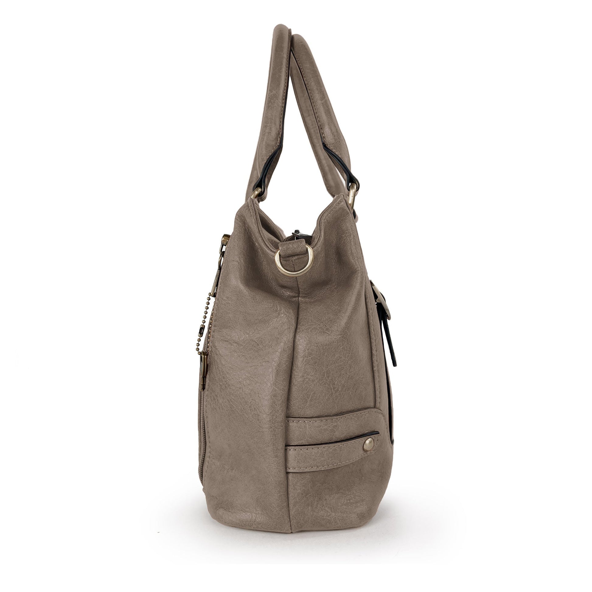 Elena Concealed Carry Satchel with Lock and Key - Hiding Hilda, LLC