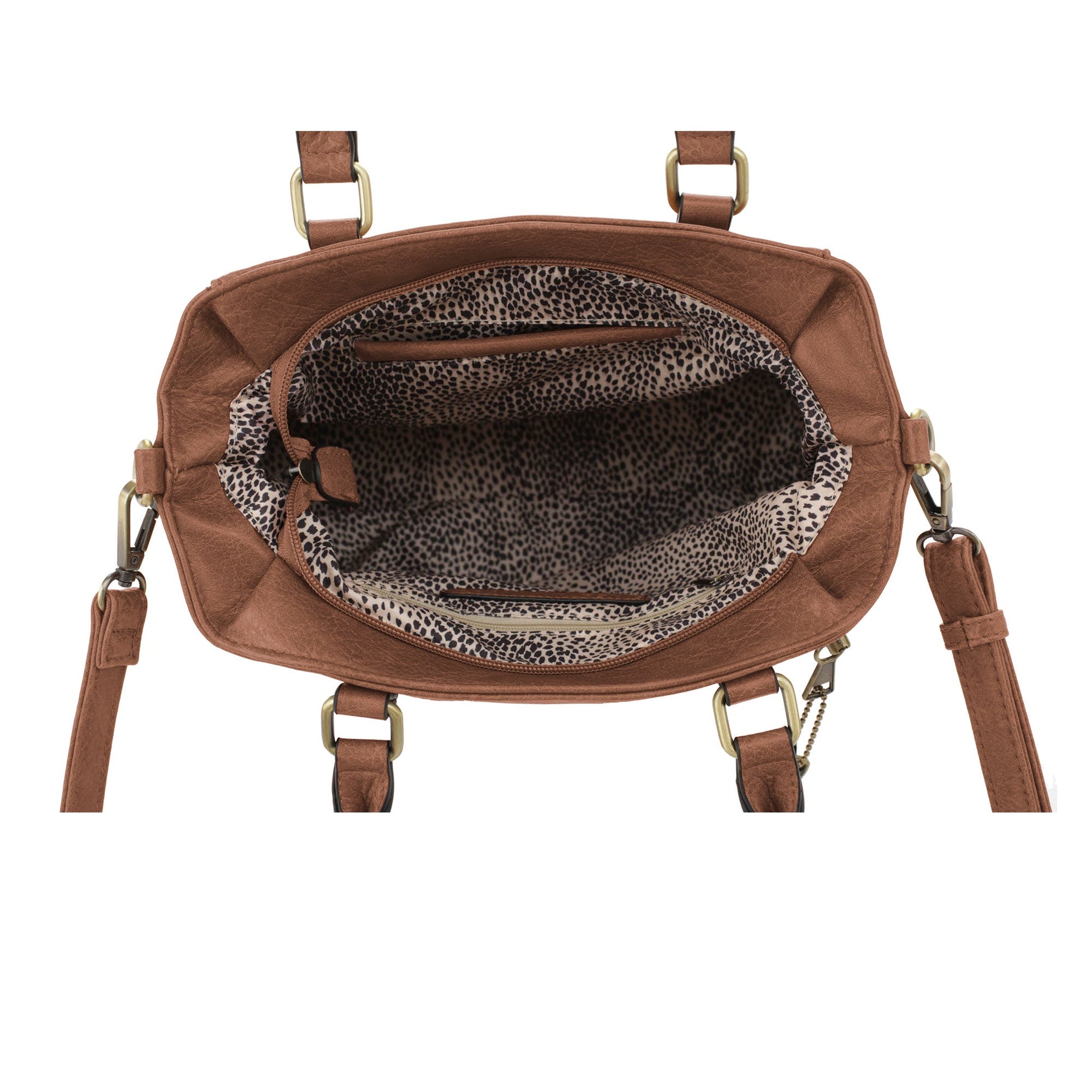 Elena Concealed Carry Satchel with Lock and Key - Hiding Hilda, LLC