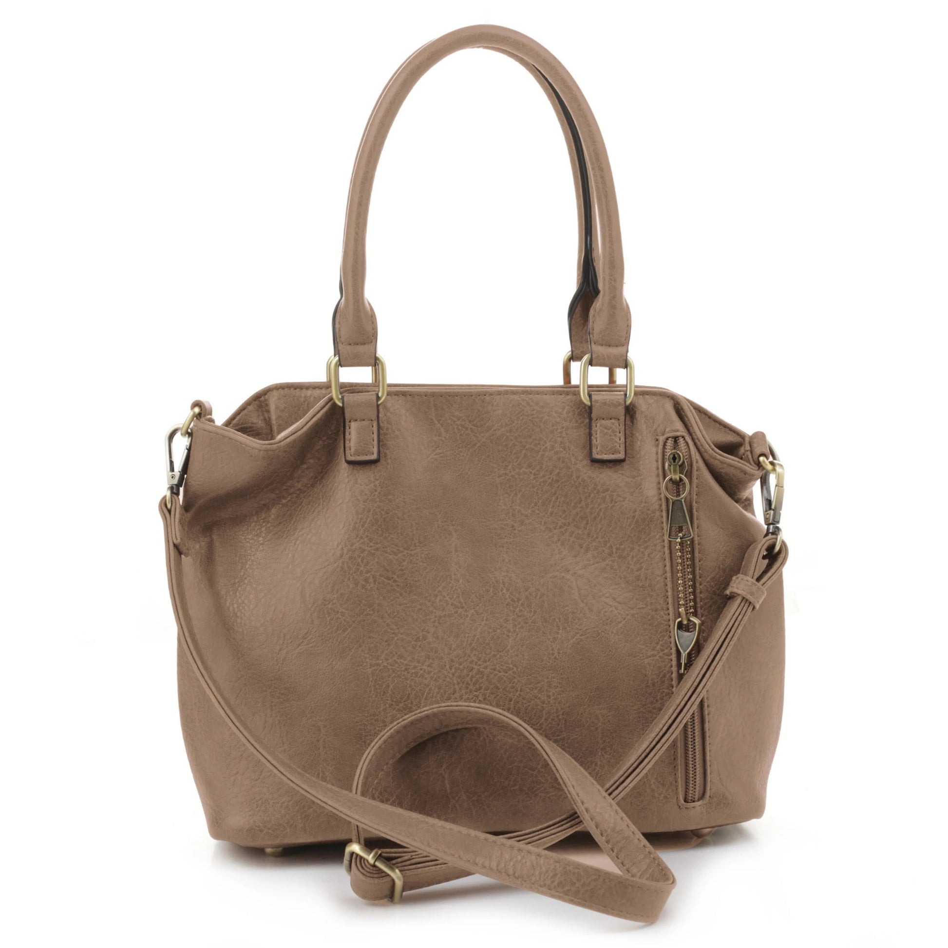 Elena Concealed Carry Satchel with Lock and Key - Hiding Hilda, LLC