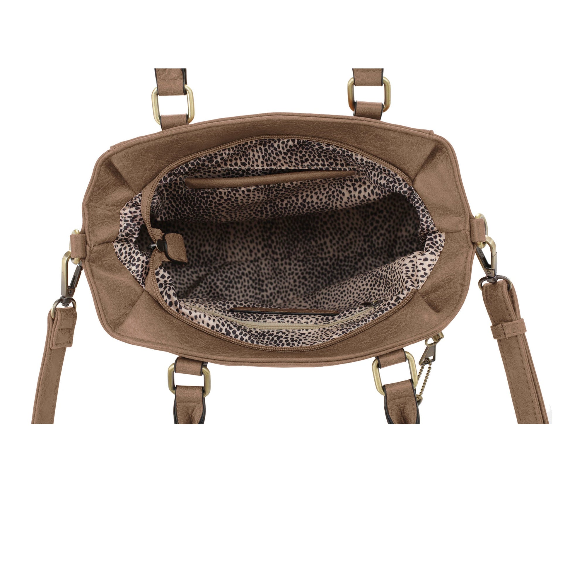 Elena Concealed Carry Satchel with Lock and Key - Hiding Hilda, LLC