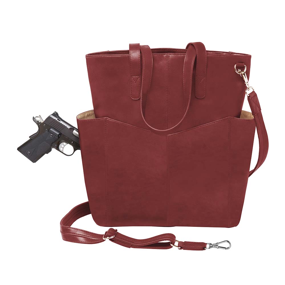GTM Original Oversized RFID Lined Concealed Carry Tote/Diaper Bag - Hiding Hilda, LLC